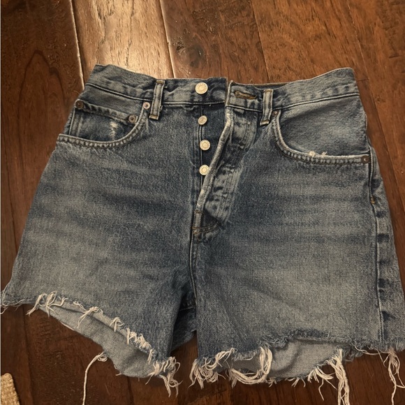 Agolde Riley Jean Shorts - Picture 1 of 3